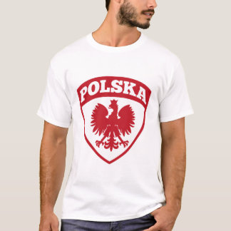 Polska Poland Polen Wappen Schild Geschenk T-Shirt