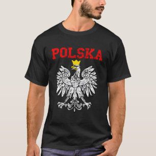 Polska Polen Adler Polen Kulturerbe Polnischer Sto T-Shirt