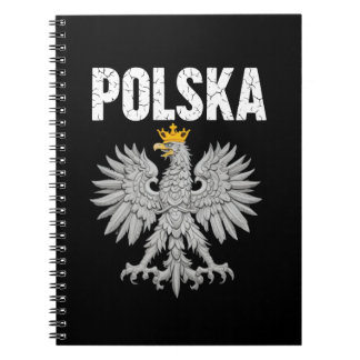 Polska Polen Eagle Pole Pride Polnischer Roots Pol Notizblock