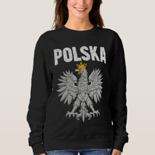 Polska Polen Eagle Pole Pride Polnischer Roots Pol Sweatshirt