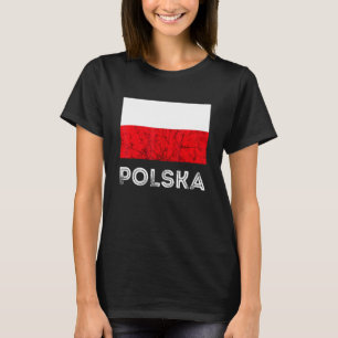 Polska Polen Flagge Polnischer Adler Polnische Wur T-Shirt