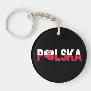 Polska Polen - Flaggenplan Schlüsselanhänger