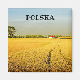 Polska Polen Landschaftsgebiet Landschaft Magnet