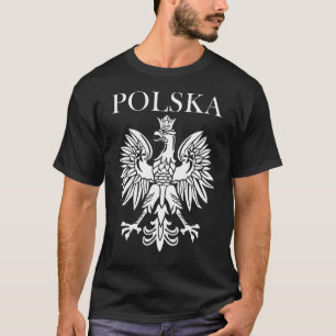 Polska Polen Polnischer Pride White Eagle Patrioti T-Shirt