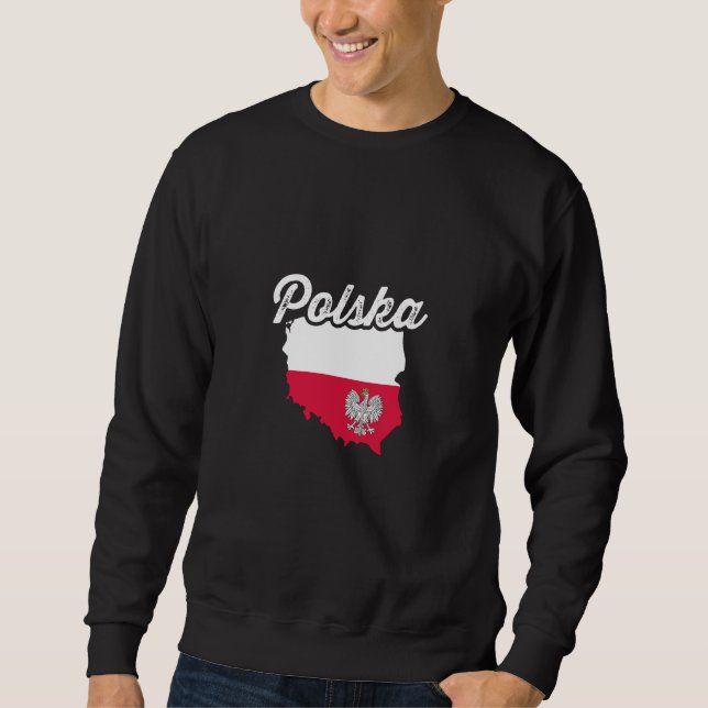 Polska Polish Poland  2 Sweatshirt (Vorderseite)