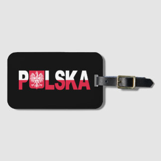 Polska polnischer Flaggenadler National Gepäckanhänger