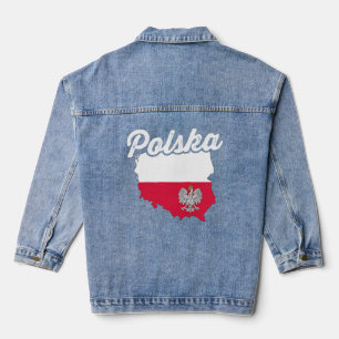 Polska Polska Polen 1 Jeansjacke