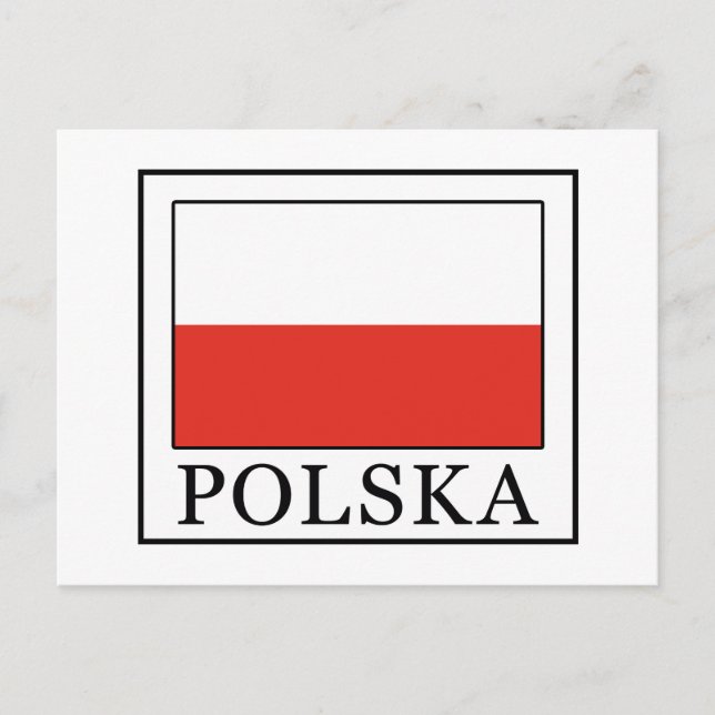 Polska Postkarte (Vorderseite)