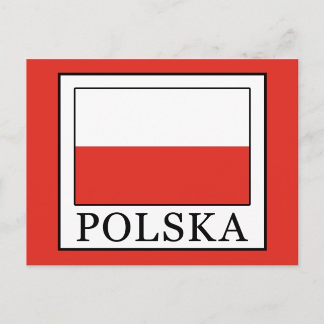 Polska Postkarte (Vorderseite)
