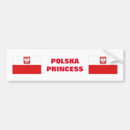 POLSKA PRINZESSIN AUTOAUFKLEBER