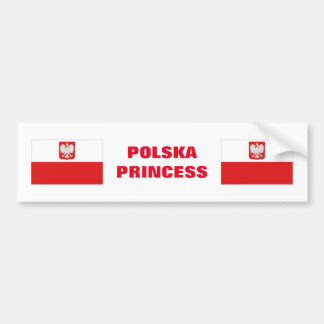 POLSKA PRINZESSIN AUTOAUFKLEBER