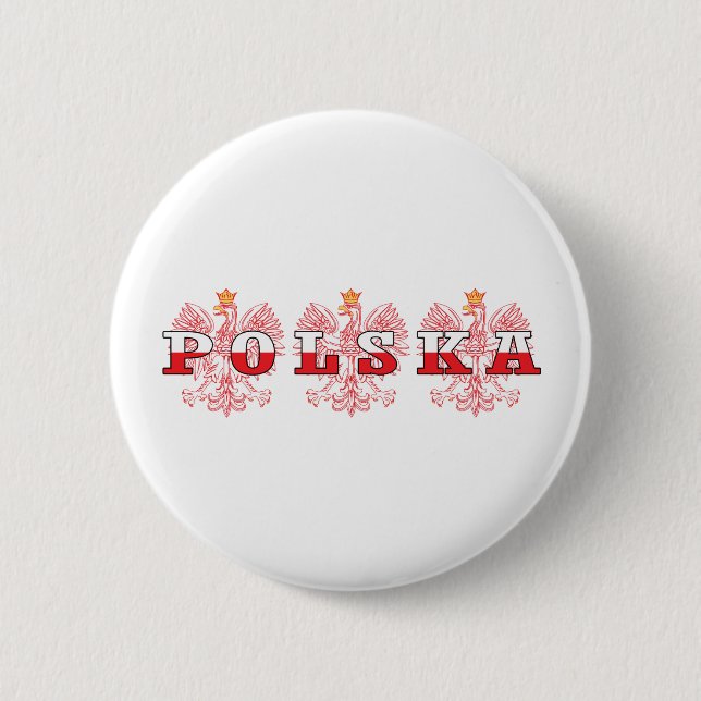 Polska Red Eagles Button (Vorderseite)