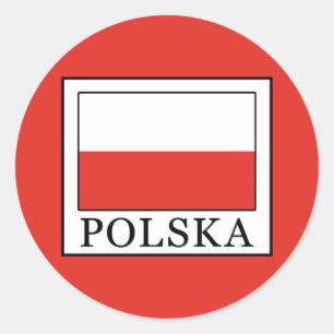 Polska Runder Aufkleber