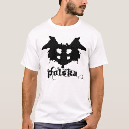 Polska-Tintenfleck T-Shirt