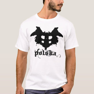 Polska-Tintenfleck T-Shirt