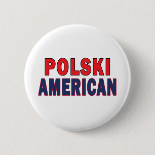 Polski American Button