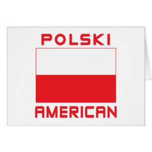 Polski American Flag