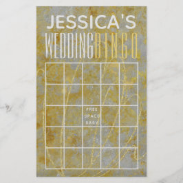 Polterabend BINGO Silver Lining Flyer