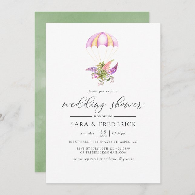 Polterabend Einladung (Vorne/Hinten)