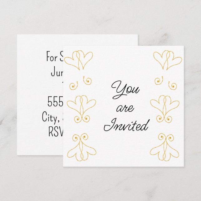 Polterabend Einladung (Vorne/Hinten)