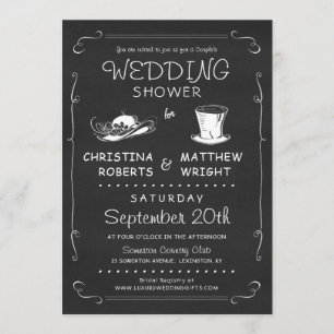 Polterabend-Einladung von Top Hat Couple Einladung