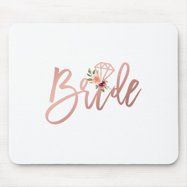 Polterabend für die Zukunft von Frau Bride Mousepad (Vorne)
