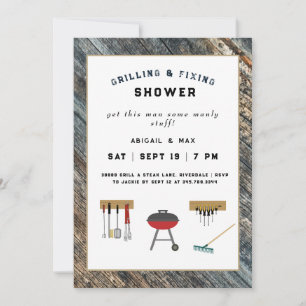 Polterabend für Grillpaare Einladung