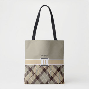 Polterabend Party Tartan Monogram Name Bridal