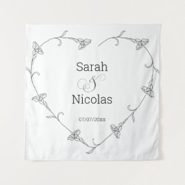 Polterabend-Wandplakat personalisiert Wandteppich