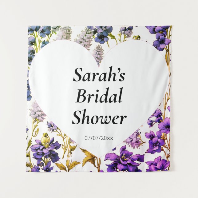 Polterabend-Wandplakat personalisiert Wandteppich (Vorderseite)