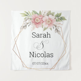 Polterabend-Wandplakat personalisiert Wandteppich