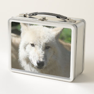 Poly Animals - Wolf Metall Lunch Box