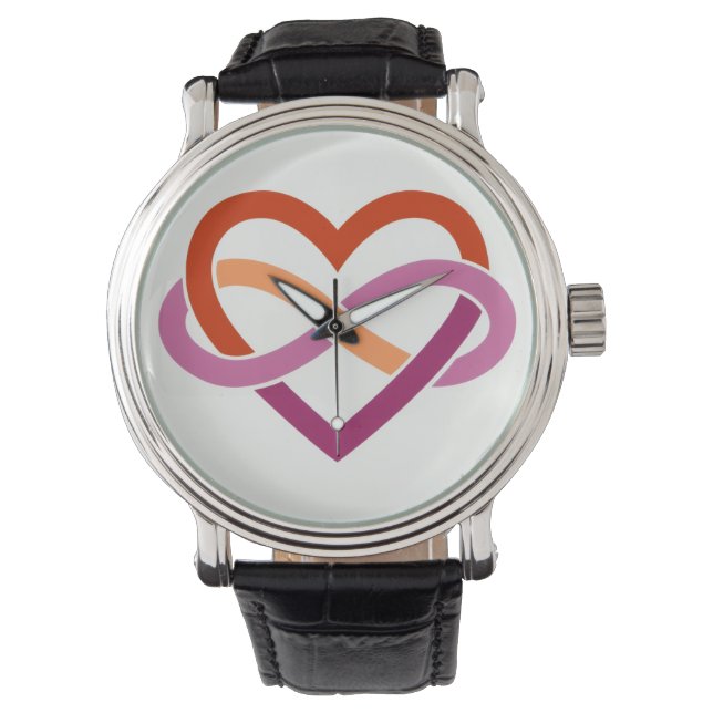 {poly Lesbisch  Armbanduhr (Vorderseite)