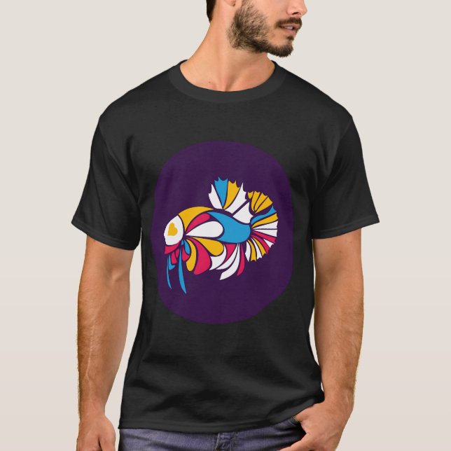 Poly Pride Kampffisch T-Shirt (Vorderseite)