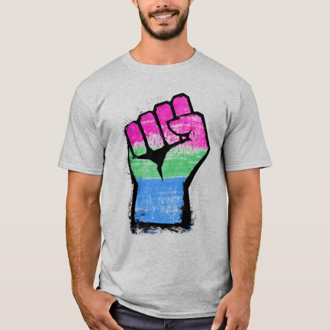 Poly Pride T - Shirt (Vorderseite)