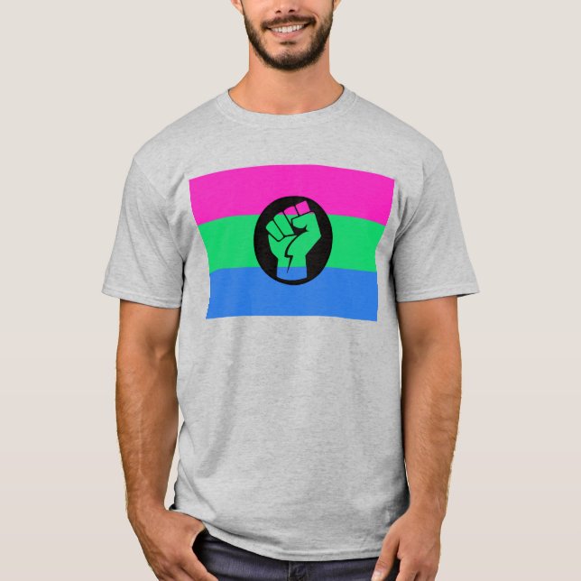 Poly Pride T - Shirt (Vorderseite)
