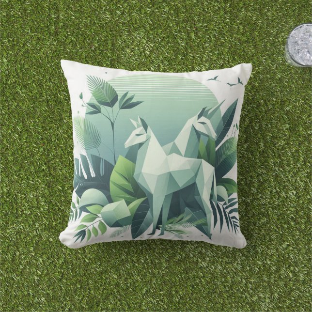 Poly-Tierkissen - Stilvolle Minimalistische Dekora Kissen (Golfball-Marker)