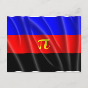 POLYAMORIE-FLAGGE WEHEND -.png Postkarte
