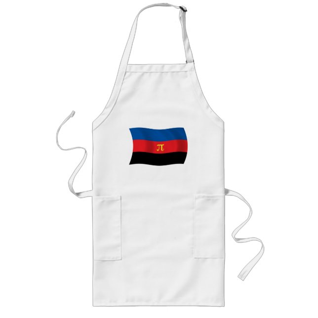 Polyamorie-Flaggen-Schürze Lange Schürze (Vorne)
