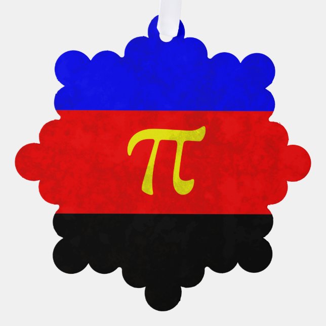 Polyamorie Ornament Karte (Vorderseite)