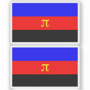 Polyamorie-Stolz-Flagge Aufkleber
