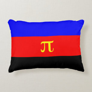 Polyamorie-Stolz-Flagge Dekokissen