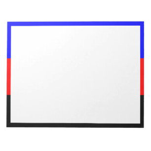 Polyamorie-Stolz-Flagge Notizblock