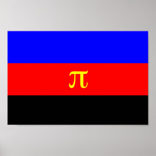 Polyamorie-Stolz-Flagge Poster