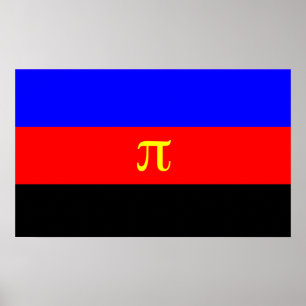 Polyamorie-Stolz-Flagge Poster