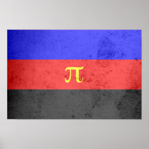 Polyamorie-Stolz-Flagge Poster