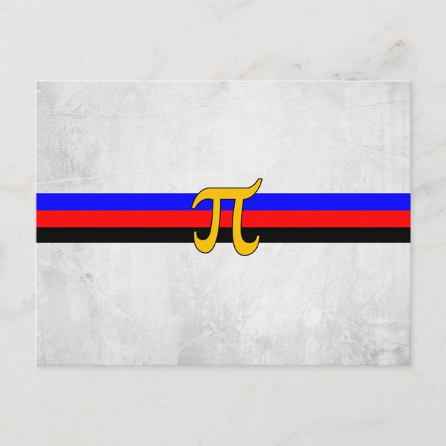 Polyamorie-Stolz-Flagge Postkarte (Vorderseite)