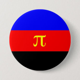 Polyamorie-Stolzflagge Button