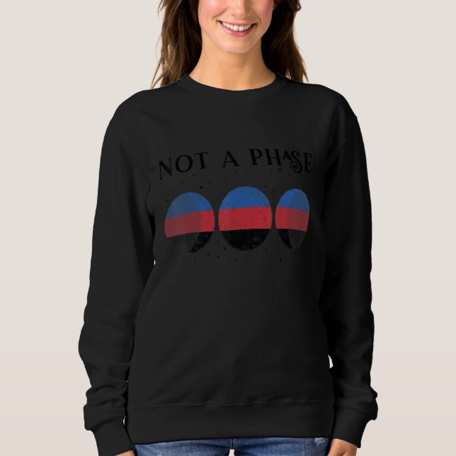 Polyamorie-Stolzflagge Nicht Eine Phase Polyamorös Sweatshirt (Vorderseite)