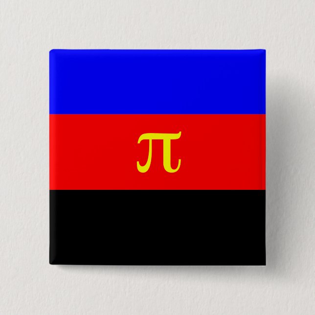 Polyamorous Stolz Button (Vorderseite)